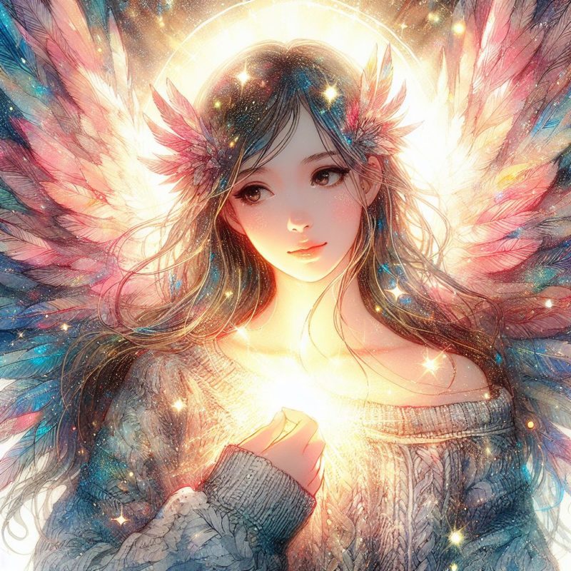天使のフリー素材イラスト