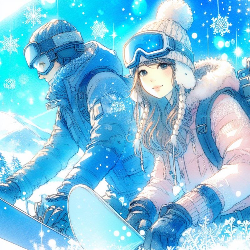 ありがとう今年最後の雪！少女と青年が織りなす冬の恋物語