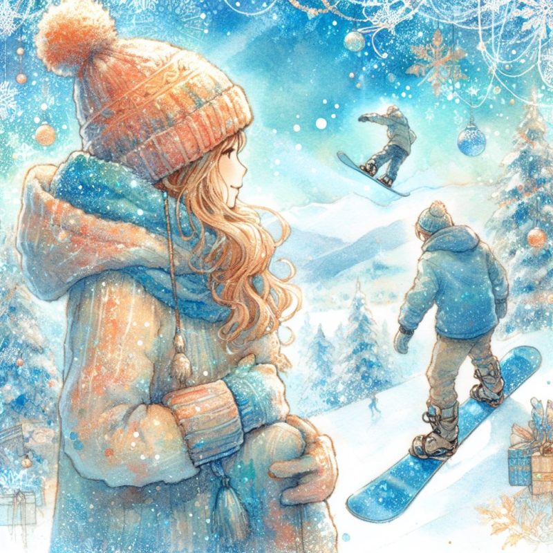 ありがとう今年最後の雪！少女と青年が織りなす冬の恋物語